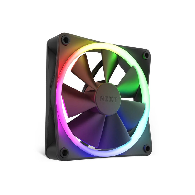 NZXT F120 120mm RGB Single Fan - Black - مروحة تبريد